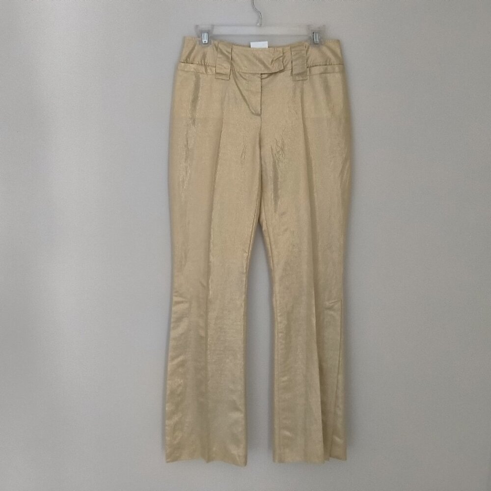 Dolce & Gabbana Metallic Gold Pants  Size 28 Italian 42